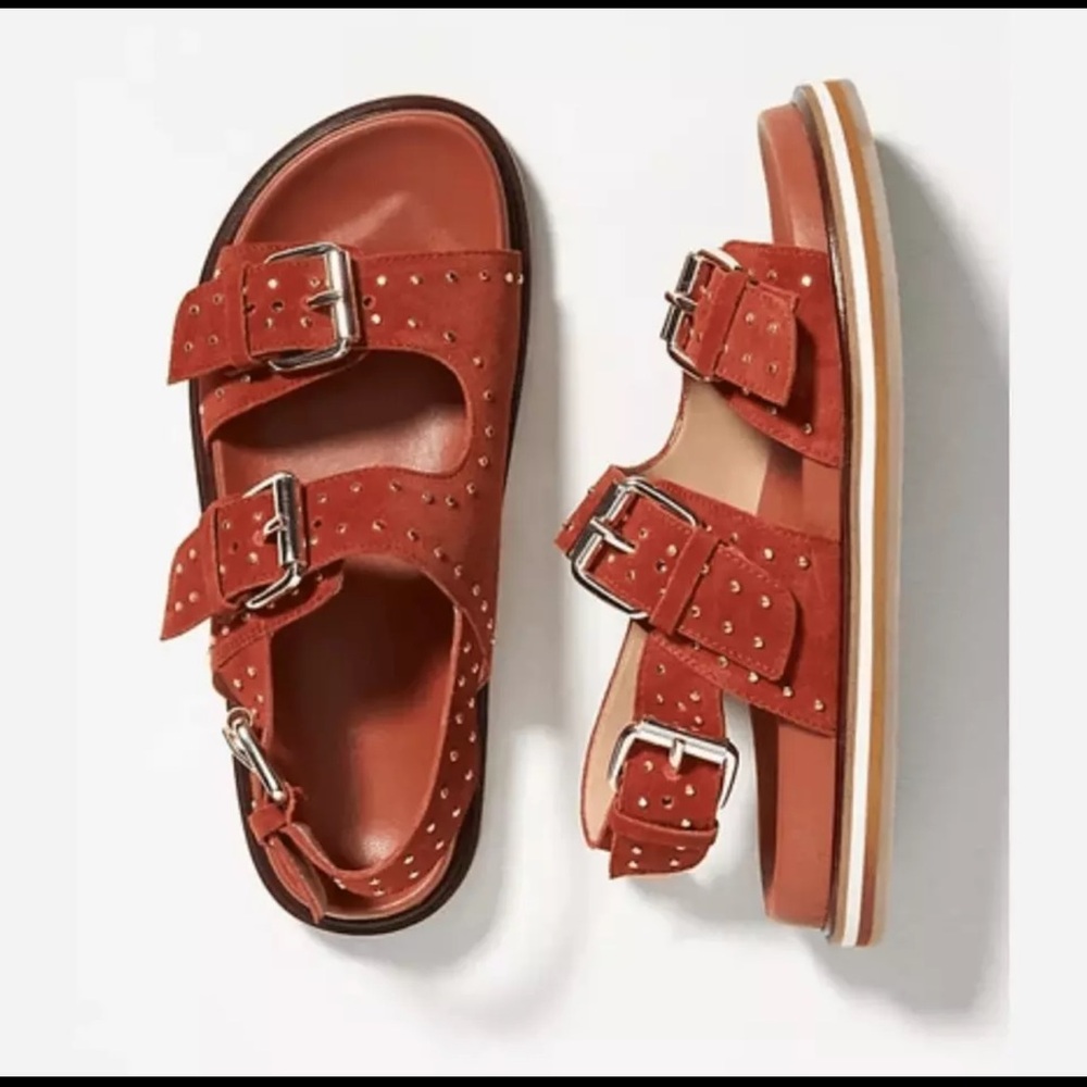PILCRO x anthro STUDDED SLINGBACK SANDALS